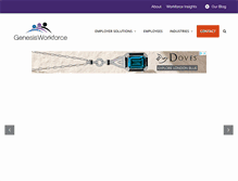Tablet Screenshot of genesisworkforce.com